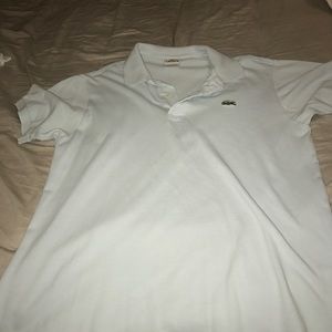 Men's Lacoste light blue polo